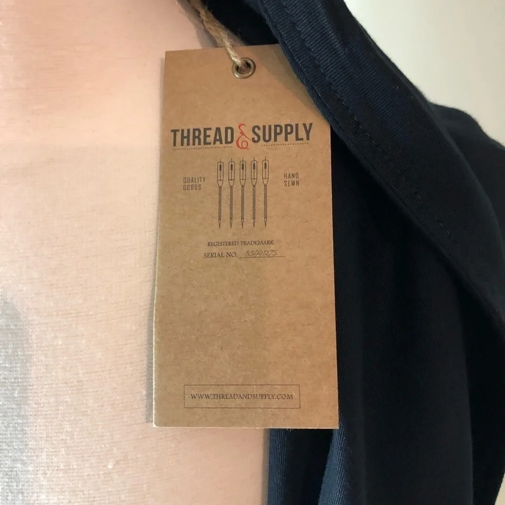 Thread & Supply Open Front Trench Black S
